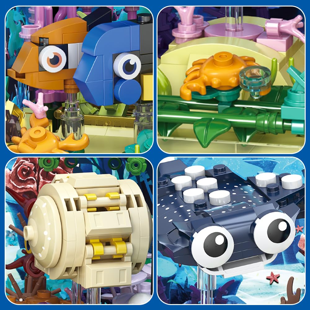 RiceBlock seaweed reef details invite realistic ocean diorama crafting