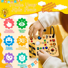 RichBoy Busy Board compact travel-size: perfect for car rides and flights.