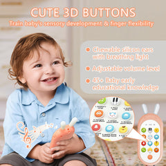 Richgv teething antenna with color-changing lights promotes sensory play