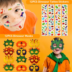 RichSmile slap bracelets add vibrant, wearable prizes to any dinosaur party.