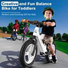 Ridego colorful design on 12-Inch balance bike for kid appeal