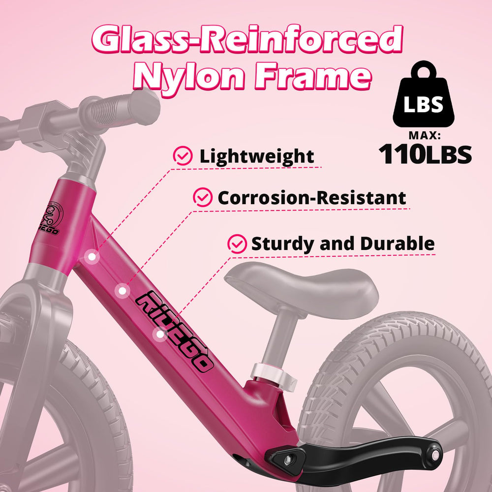 Ridego air-rubber tires close-up for smooth ride on varied surfaces.