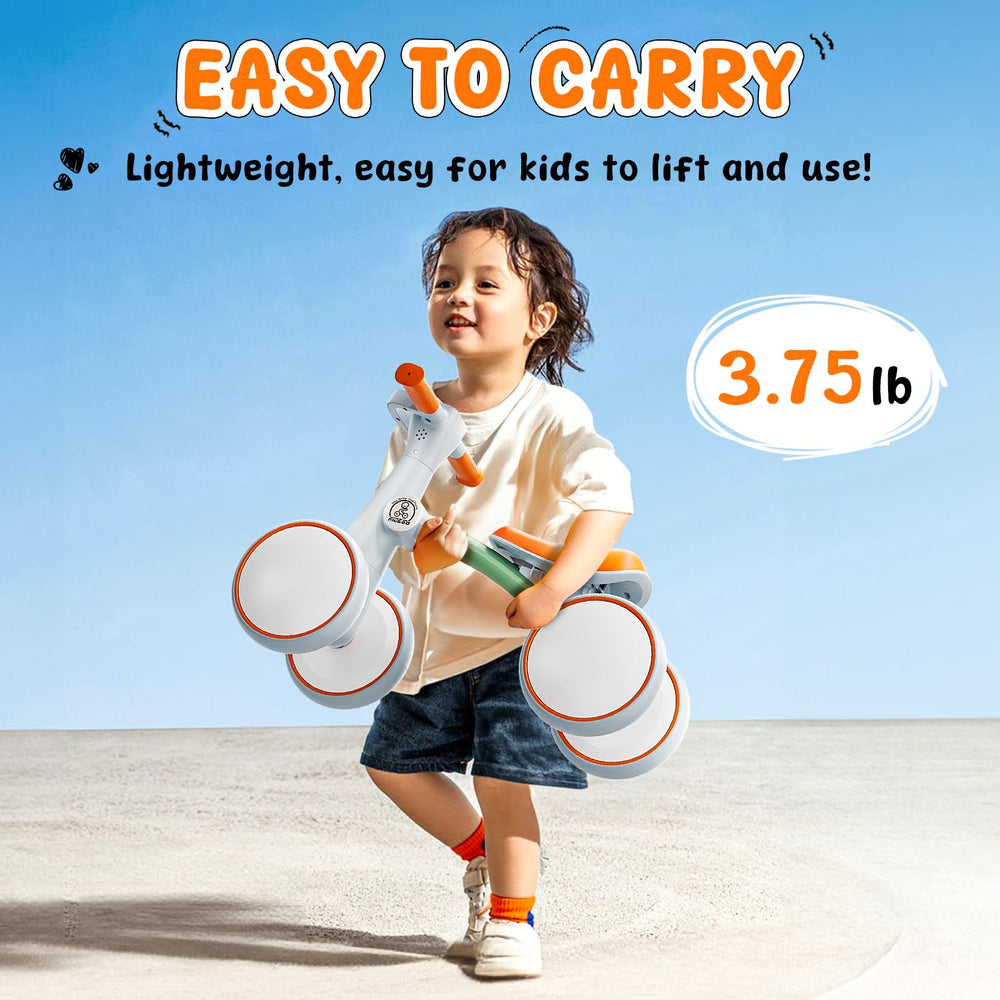 Ridego four-wheel balance design helps toddlers gain balance and confidence.