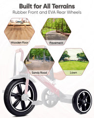 RIDYEE sturdy frame offers solid safety and balance during early rides.