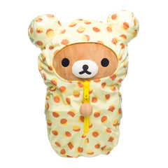 Rilakkuma Castella Cake sleeping bag plush for cozy bedtime moments
