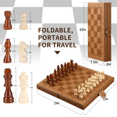 Rinten 2-in-1 board game setup for convenient travel.