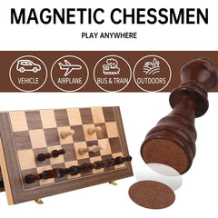 Rinten board folded with storage keeps pieces organized