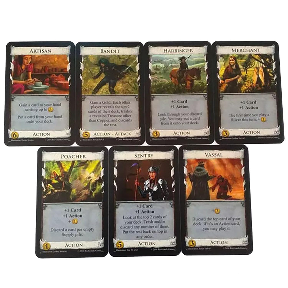 Rio Grande Games Dominion 2nd Edition coins and treasury components illustrate strategic resource management