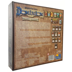 Rio Grande Games Dominion 2nd Edition game play setup with clear components for quick learning