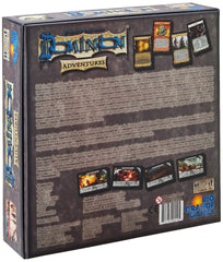 Rio Grande Games Dominion Adventures Game Gold gameplay scene highlights strategic play.