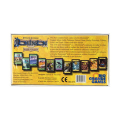 Rio Grande Games Dominion base cards shown on the table during gameplay.
