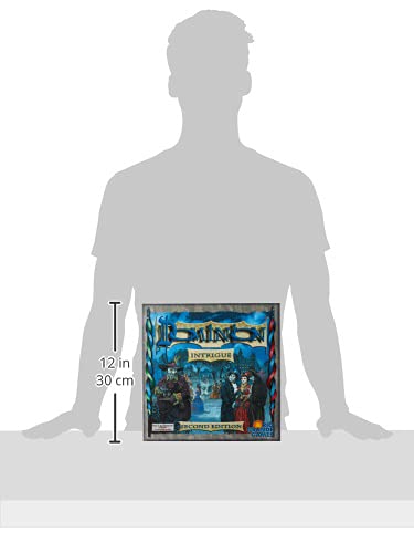 Rio Grande Games Dominion Intrigue 2nd Edition game play setup illustrating quick 30-minute sessions.