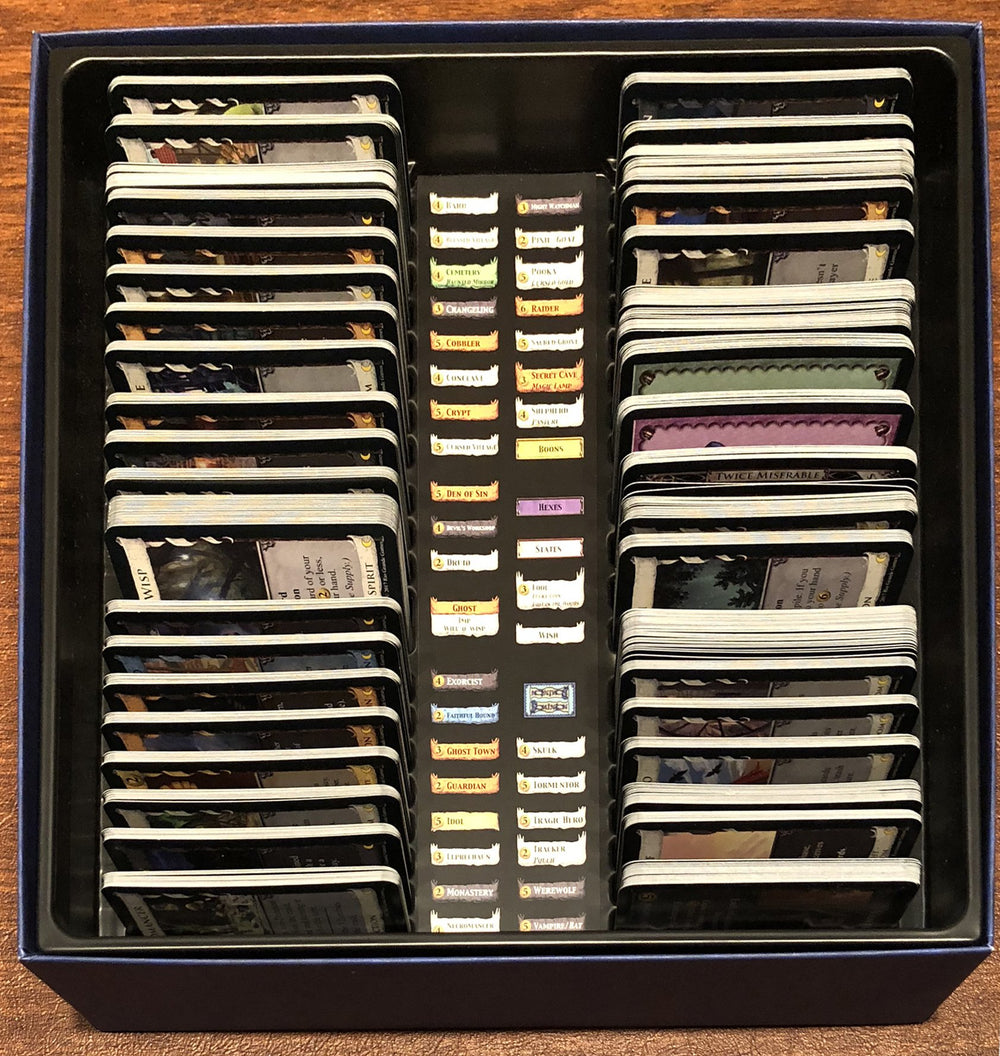 Rio Grande Games Dominion Nocturne setup inviting a social game night.