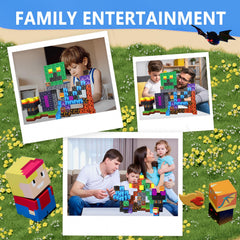 Riomuru colorful building pieces encourage collaboration and imaginative play.