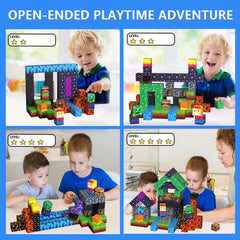 Riomuru gift-ready magnetic block set ideal for holidays.