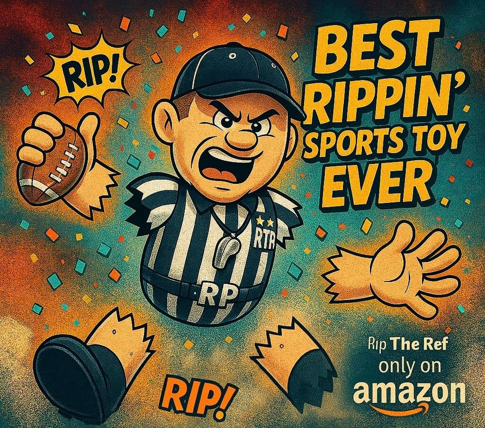 Rip The Ref game-day durable design highlighting long-lasting play during playoffs.