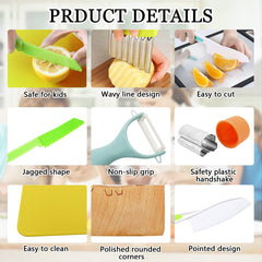 RISICULIS serrated toddler knives help teach safe, supervised slicing with confidence.