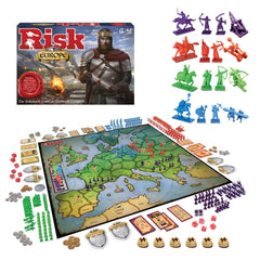 Winning Moves Risk Europe armies figures ready for strategic medieval battles