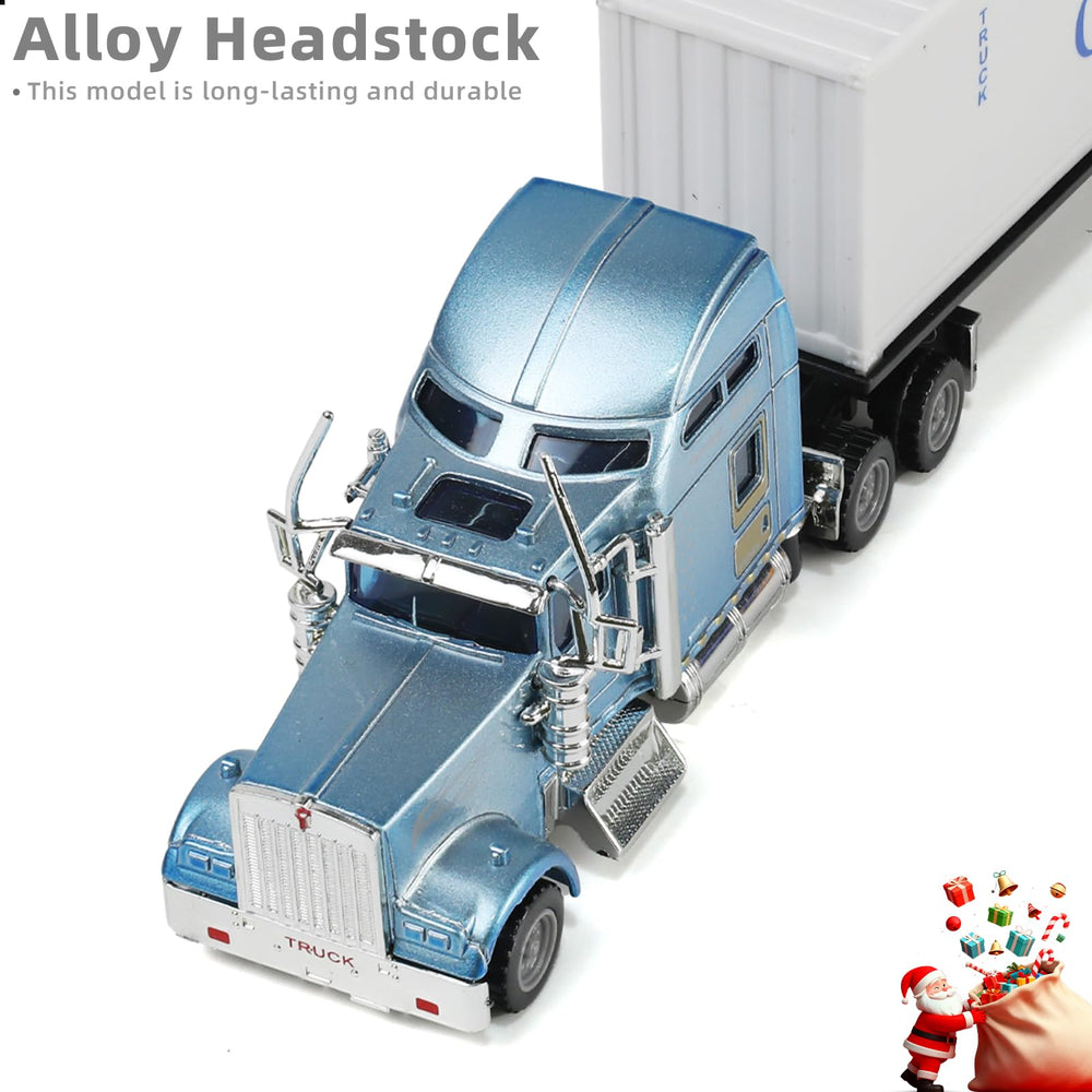 Risopen Kenworth W900 diecast body detail highlights realistic metal finish