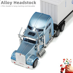 Risopen Kenworth W900 diecast body detail highlights realistic metal finish