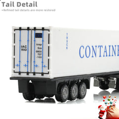 Risopen Kenworth W900 rubber tires provide authentic traction during play