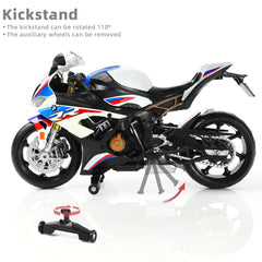 Risopen S1000RR 1:12 die-cast packaging protects the model during transit.