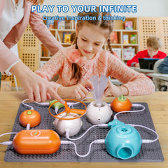 RISUNTOY Circuits Kit classroom-setup supporting hands-on STEM learning at home or school.
