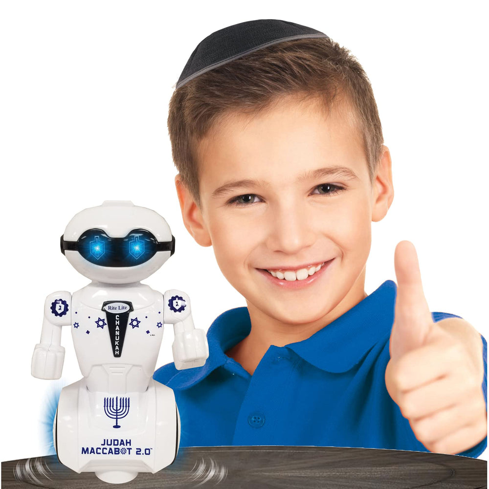 Rite Lite Maccabot 2.0 Chanukah celebration centerpiece for family nights.