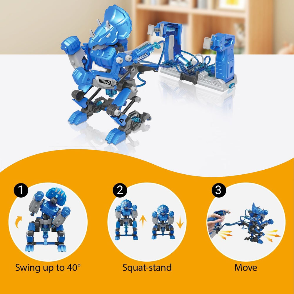 RiteHold stem-building-kit-assembly shows kids safely assembling two robots.