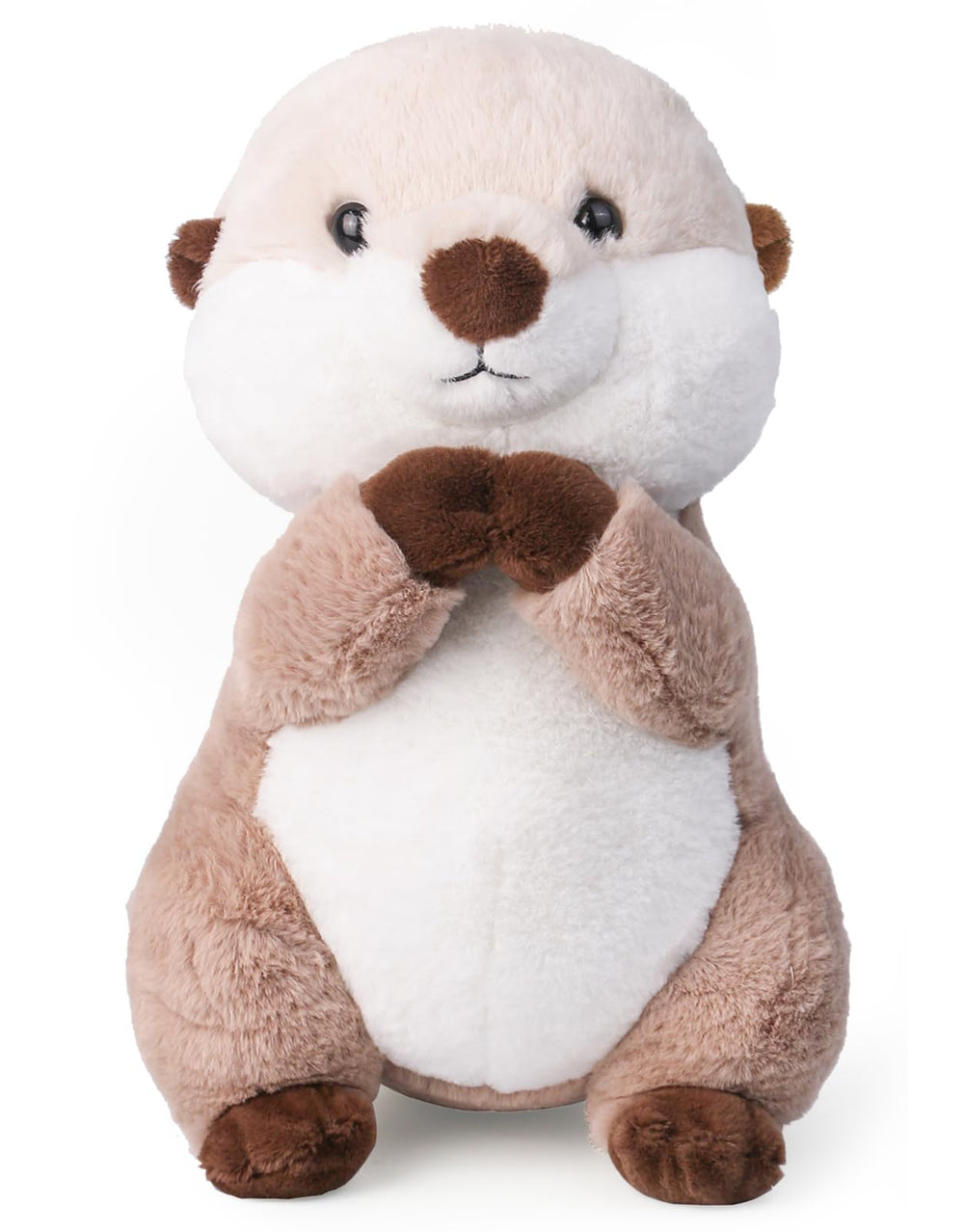 Riuhot otter plush face detail highlighting its adorable expression.