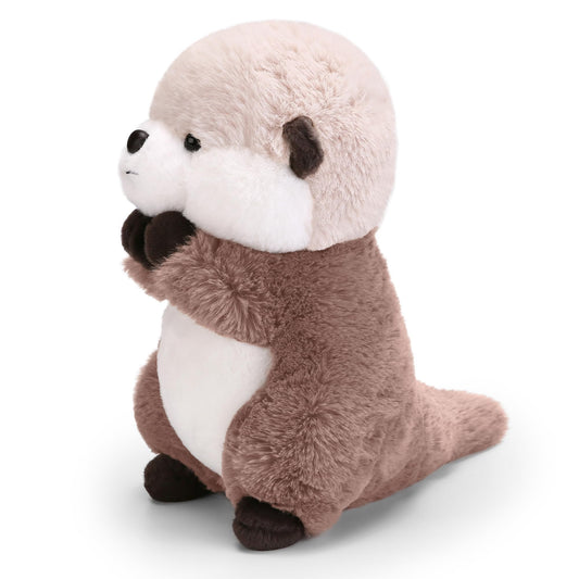 Riuhot cute otter plush face, inviting cuddle and playful charm.
