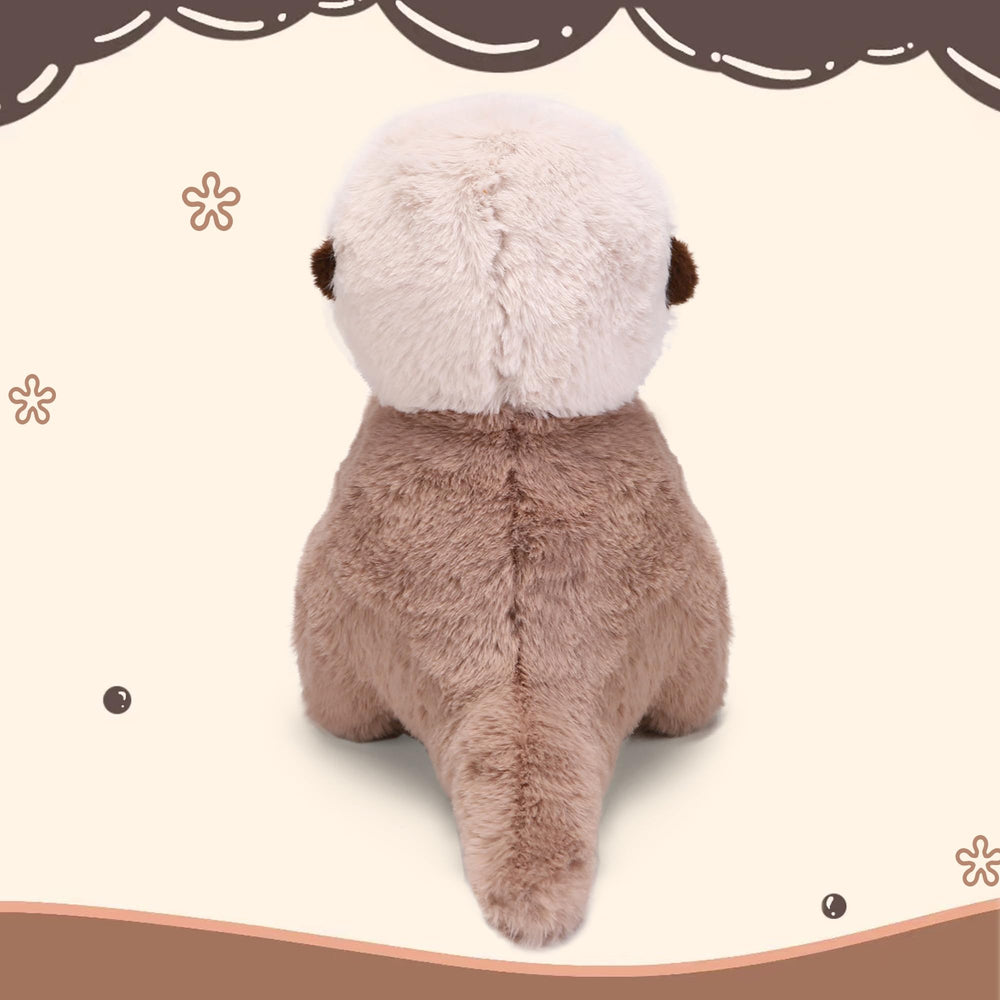 Riuhot otter plush chubby figure, a friendly bedtime companion.