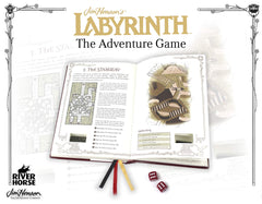 River Horse Labyrinth custom dice included for unique gameplay.