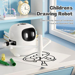RIVGOT drawing robot Montessori education promoting hands-on learning and creativity.
