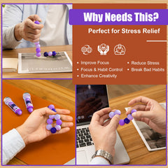 RIVGOT hand exercise fidget toy supports finger movement.