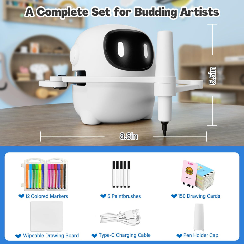 RIVGOT reusable drawing board supports erasable creativity and practice.