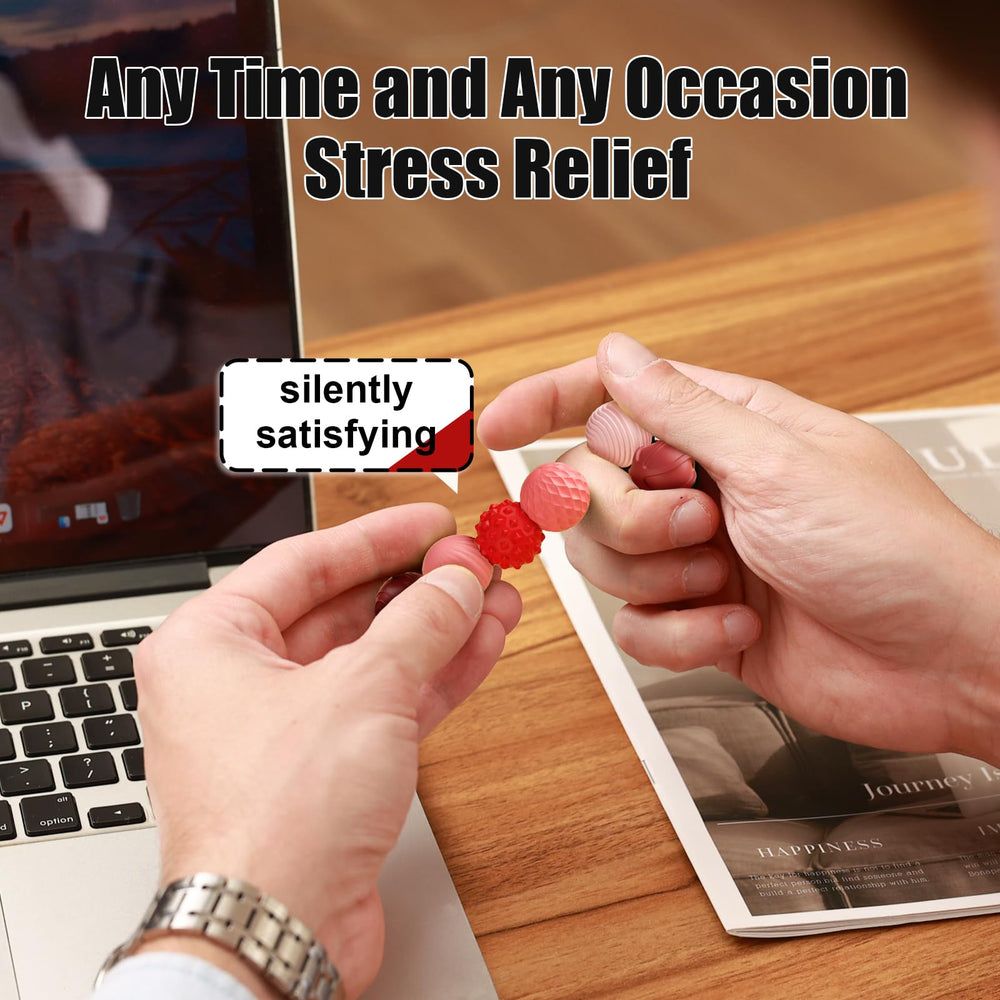 RIVGOT silent office fidget proving quiet, disruption-free concentration.