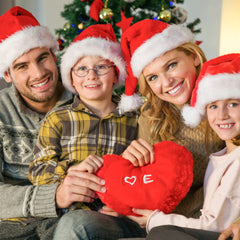 RJVW baby Santa hat used as party decorations and costumes.