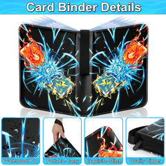 Rkssws PU leather cover with water-resistant feel for travel.