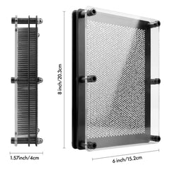 RLINGX 3D pin art close-up reveals sturdy pins and frame craftsmanship.