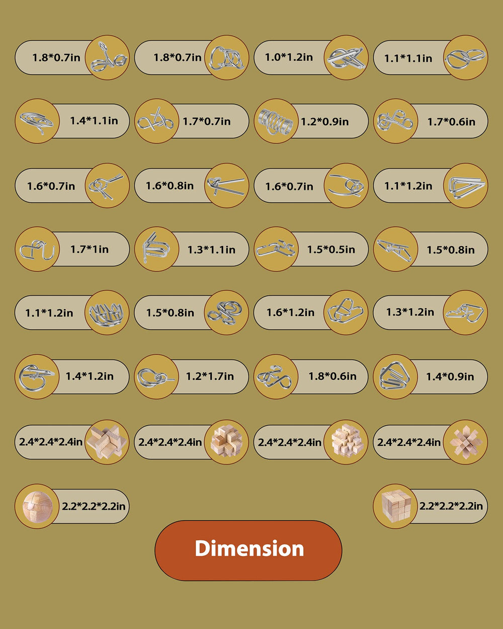 RLYLF 3D coin puzzle metal model offers portable challenge for travel