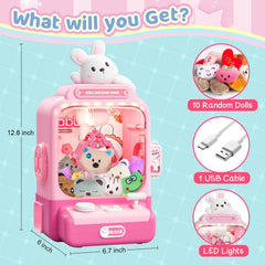 Rmischolar Bunny Claw Machine at parties invites kids to try prize grabbing.