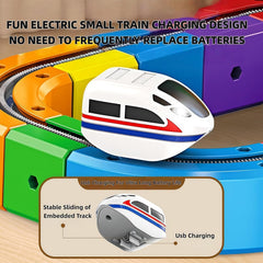 RMOKISIN monorail pieces connect securely for reliable play sessions.