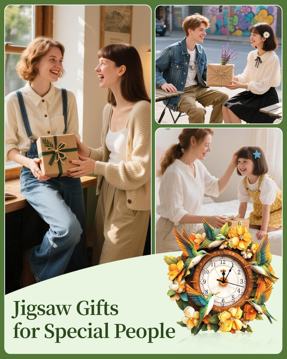Rnfinewow 80-piece puzzle offers a 2-3 hour immersive build.