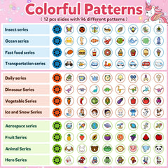 RNGODO 12-discs 96-patterns set fuels varied creativity