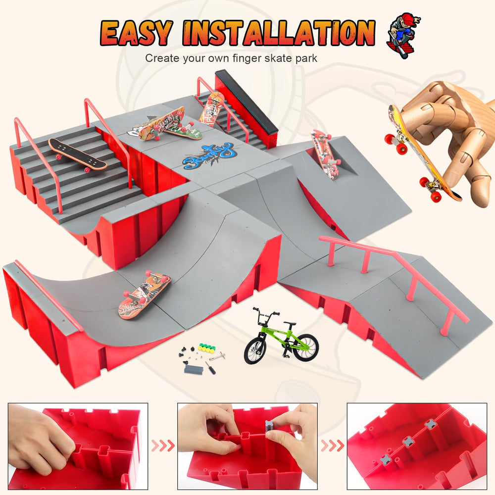 RNGODO finger bike adds dynamic play options for trick combos.