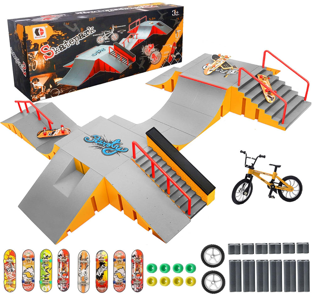 RNGODO finger skatepark 14-in-1 ramps for versatile tricks