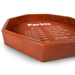 RNK Gaming Farkle Luxury Edition dice tray dampens dice noise for smoother sessions.