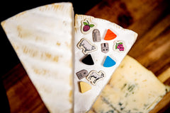 Road to Infamy Fromage resource cubes representing ingredients for cheese making