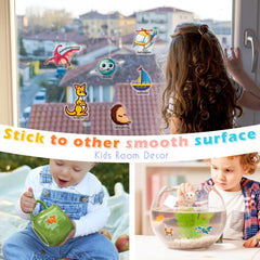 ROATEE animals sticker book with a handle for easy transport.